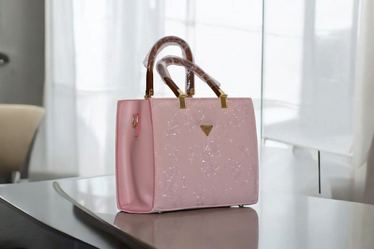 Desire Spring Flower Design Handbag Pink