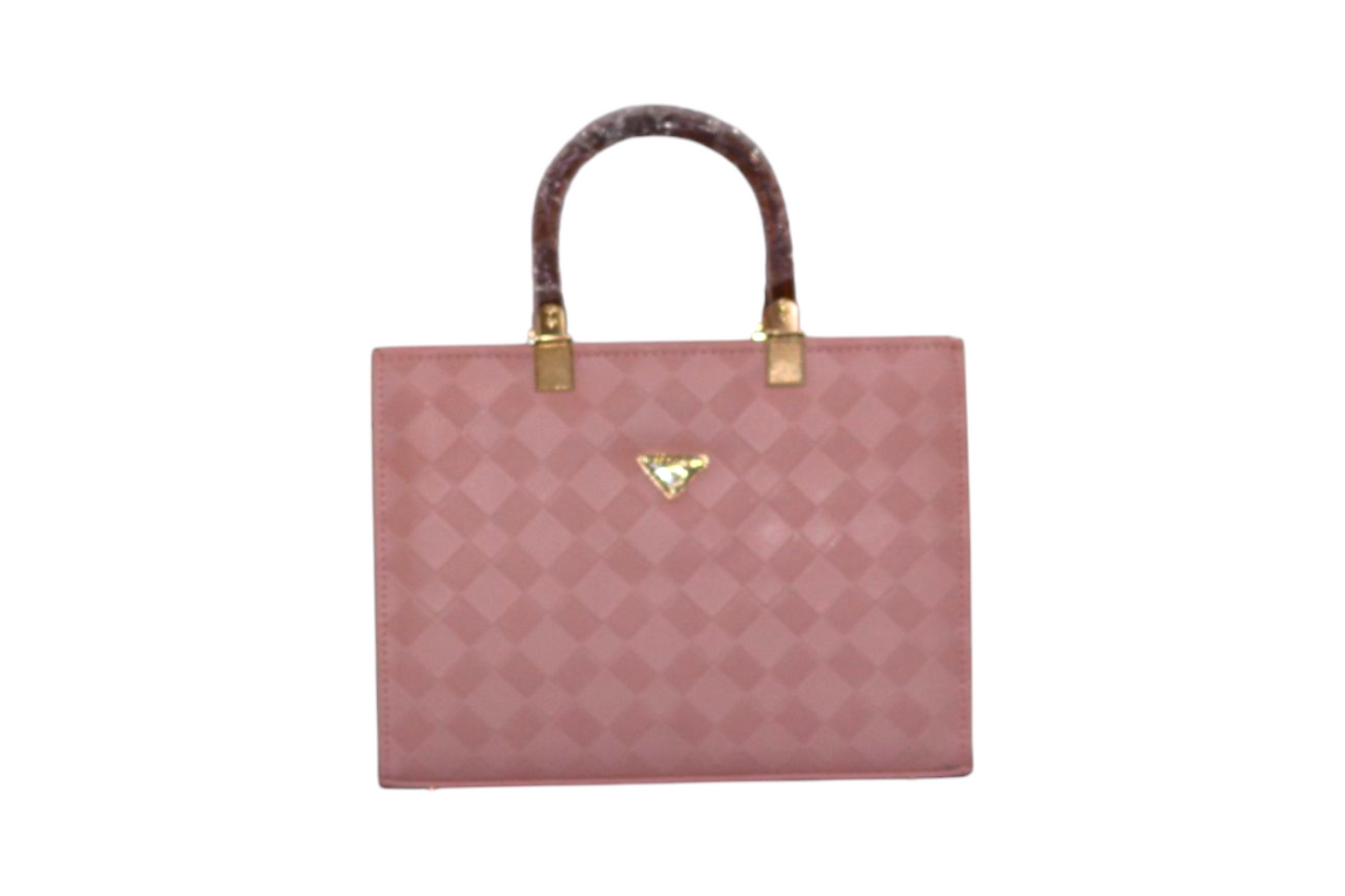 Desire Checks Design Handbag Pink